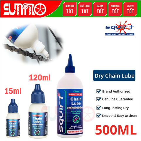 Dầu tra sên xe đạp SQUIRT Long Lasting dạng sáp chính hãng