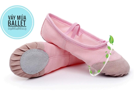 Giày vải múa (trắng, đen, đỏ, hồng)