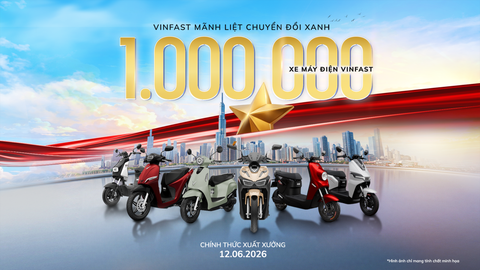 VinFast xuất xưởng chiếc xe máy điện thứ 1 triệu