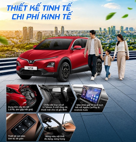 VINFAST VF6 - NÂNG NIU TỪNG CHUYẾN ĐI HẠNH PHÚC