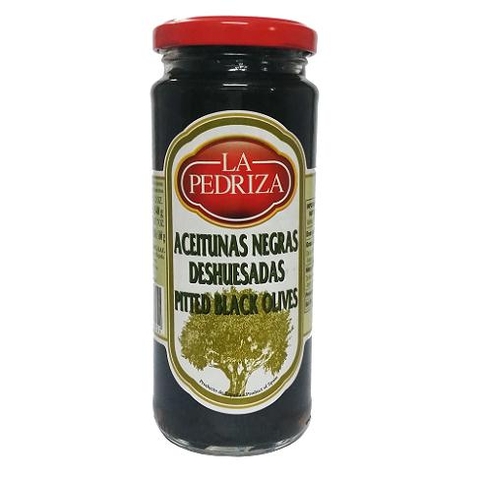 Pitted Black Olives 340g