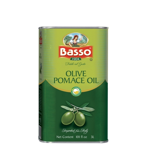 Dầu Oliu Pomace Basso 3 Lít