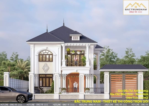 Biệt thự 2 tầng mái Nhật HOT nhất hiện nay