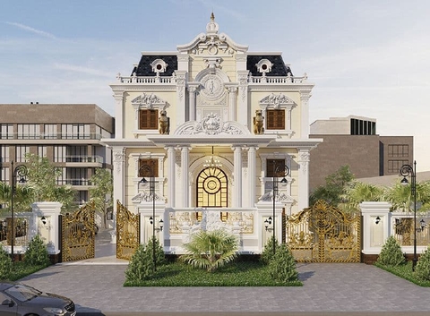 biệt thự tân cổ điển thanh lịch