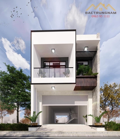 nhà phố 2 tầng đẹp