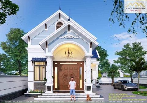 Nhà cấp 4 mái Thái chữ L