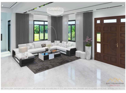 nội thất phòng khách phong cách hiện đại