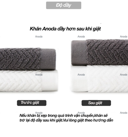 Gợi ý cách giặt khăn tắm đúng cách, nhanh chóng - Khăn Bông ANODA