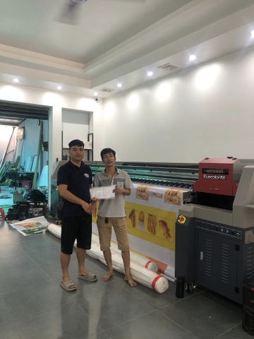 Hải Dương QC Dũng Ninh Phát - Máy in UV cuộn 3m2