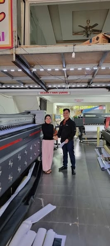 Quảng Nam và Tuyên Quang - máy in bạt 5m3