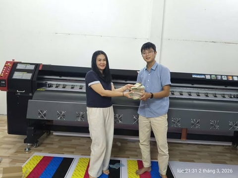 Khách hàng Tuyên Quang và Cao Bằng - Máy in bạt Taimes T5S