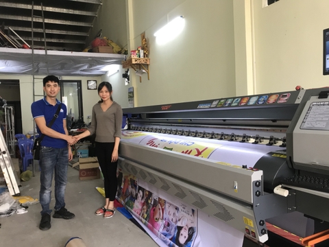 Anh Việt quảng cáo Việt Yên - Máy in bạt Taimes T5