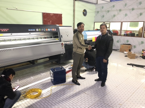 Quảng cáo Anh Khoa - Máy in bạt Taimes T8Q, máy in hifi