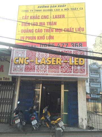 Quảng cáo C2 - Máy CNC, laser, máy in