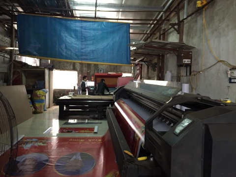 Công ty TNHH cơ khí in ấn quảng cáo Đất Việt - Máy in bạt 3m2, máy cắt CNC