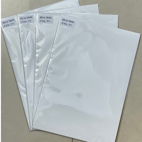 TOP 5 Giấy Decal A4 Cho Máy In Laser Chất Lượng Cao