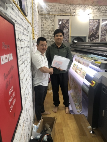 Hà Nội Công ty BC - Máy in uv cuộn Eyecolor 3m2