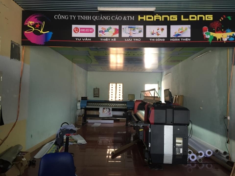 Công ty TNHH quảng cáo & TM Hoàng Long - Máy in bạt, máy in hifi