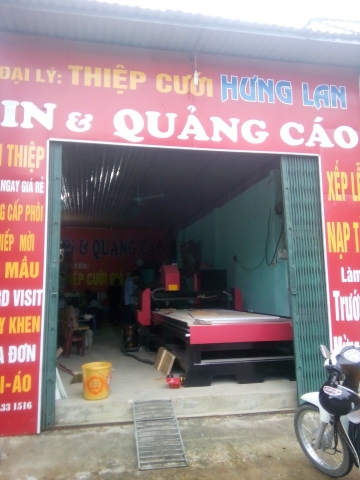 In và quảng cáo Hưng Lan - Máy cắt CNC 1325