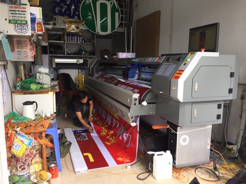 Quảng cáo Hương Minh - Máy in bạt Taimes T5