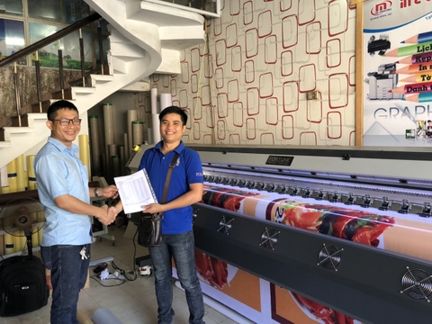 In ấn Quang Minh - Máy in bạt khổ 3m2