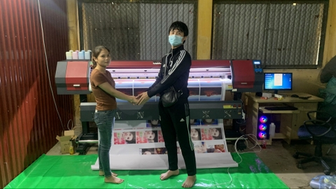 Chị Thảo- Máy in Eyecolor 1m8