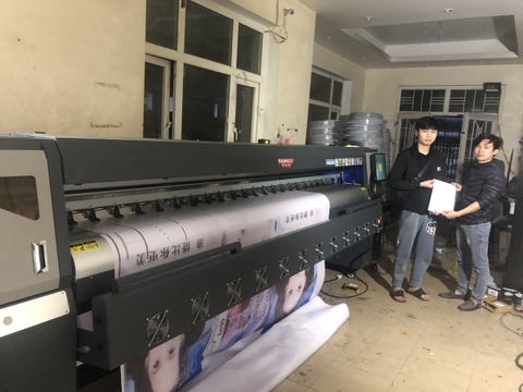 Công ty TNHH Truyền thông quảng cáo Bàn Tay Vàng - Máy in bạt, máy in decal
