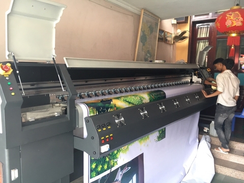 Quảng cáo Minh Phương - Máy in bạt Taimes T5