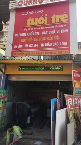 Quảng cáo Tuổi Trẻ - Máy in phun khổ lớn