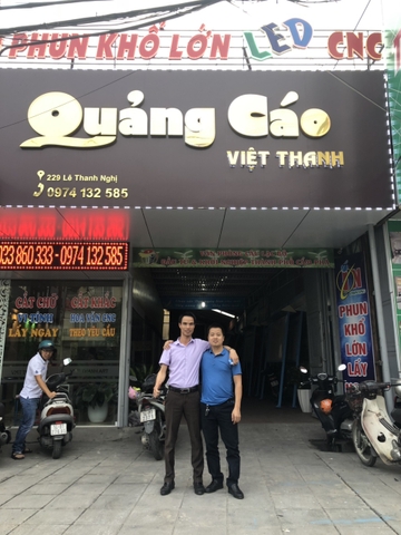 Quảng cáo Việt Thanh - Máy in bạt