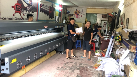 Quảng cáo Quốc Thịnh - Máy in bạt Taimes T5Q