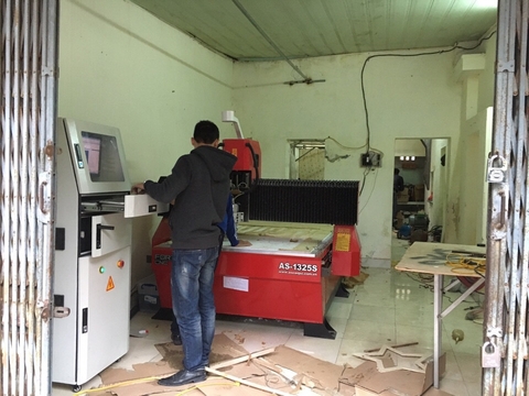 Sáng Led - Máy cắt CNC 1325