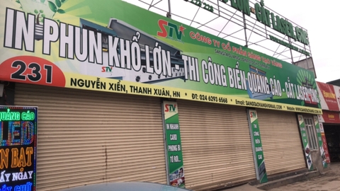 Quảng cáo Sáng Tạo Vàng - Máy in bạt