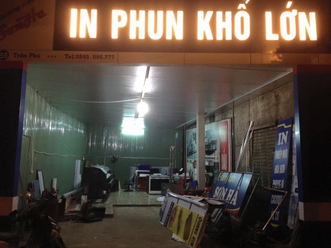 Quảng cáo Sơn Hà - Máy in phun khổ lớn