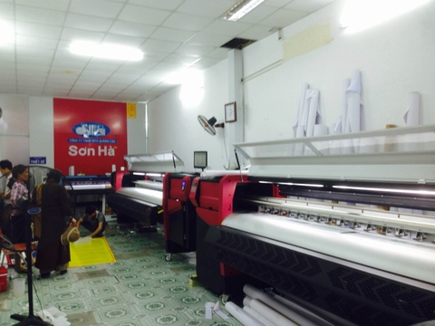 Công ty TNHH MTV quảng cáo Sơn Hà - Máy in bạt, máy in hifi