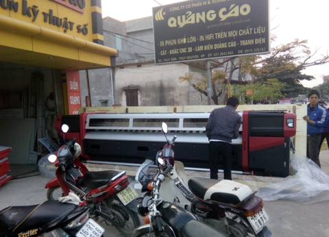 Quảng cáo Trung Thành - Máy in bạt khổ 3m2