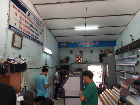 Quảng cáo Vĩnh Hưng - Máy in bạt Taimes T5