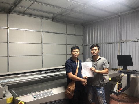 Hưng Yên Anh Hiệp - Máy in UV Phẳng 2513 Eyecolor