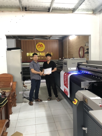 Bắc Kạn Quảng Cáo Phúc Lâm An- Máy in UV cuộn 3m2
