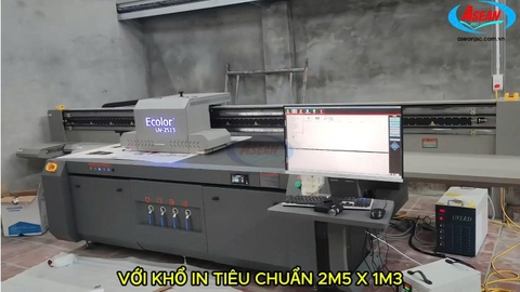 Máy In UV Phẳng Ecolor-2513: Đầu Phun Ricoh Gen6 Công Nghiệp Giá Tốt Nhất