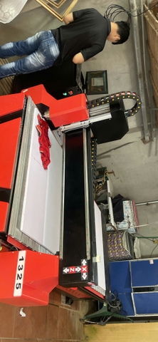 bàn giao và lắp đặt máy cắt cnc router 1325 cho khách tại thanh oại hà nội