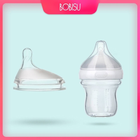 KUB | Núm Ti Thay Thế Bình Sữa Làm Từ Silicon Siêu Mềm, Không Chứa BPA