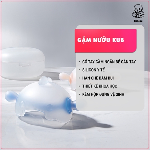 KUB | Gặm Nướu Cho Bé Dạng Đeo Tay Bằng Silicon Kháng Khuẩn, Mềm Mại