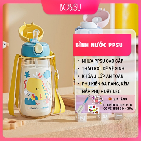 Bình nước PPSU 480ml | NRMEI