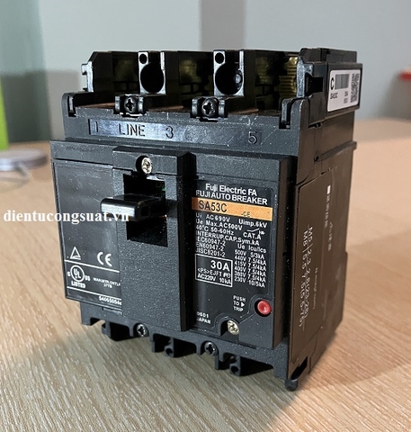 Aptomat khối MCCB Fuji SA53C 30A