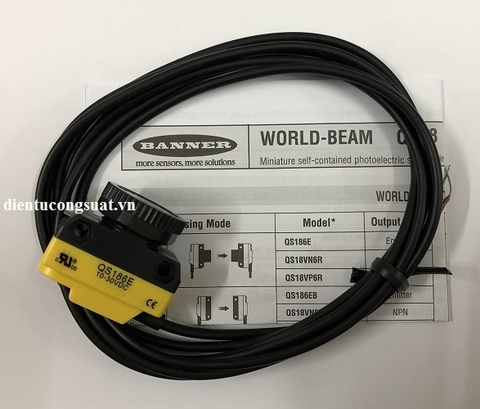 Cảm biến quang Banner QS186E