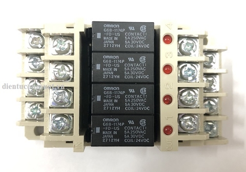 Cầu đấu rơ le bán dẫn Omron G6B-47BND DC24