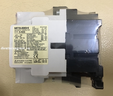 Khởi động từ 3 pha Mitsubishi S-N35 AC100V