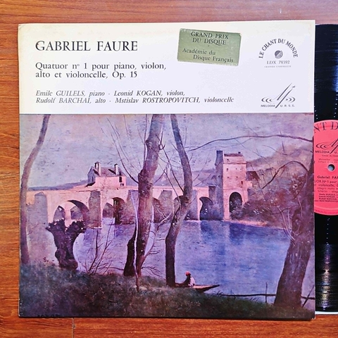 Quartet No. 1 for Piano, Violin, Viola and Cello, Op. 15