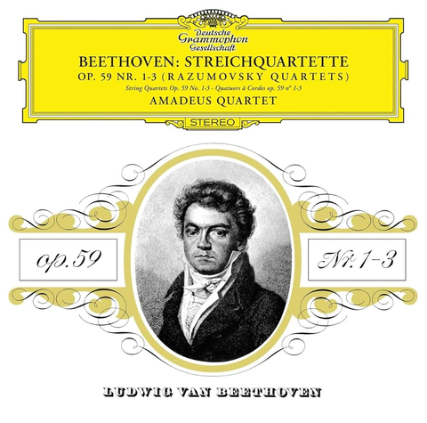 Beethoven: Streichquartette Op. 59 Nr. 1-3 (Rasumowsky Quartette)